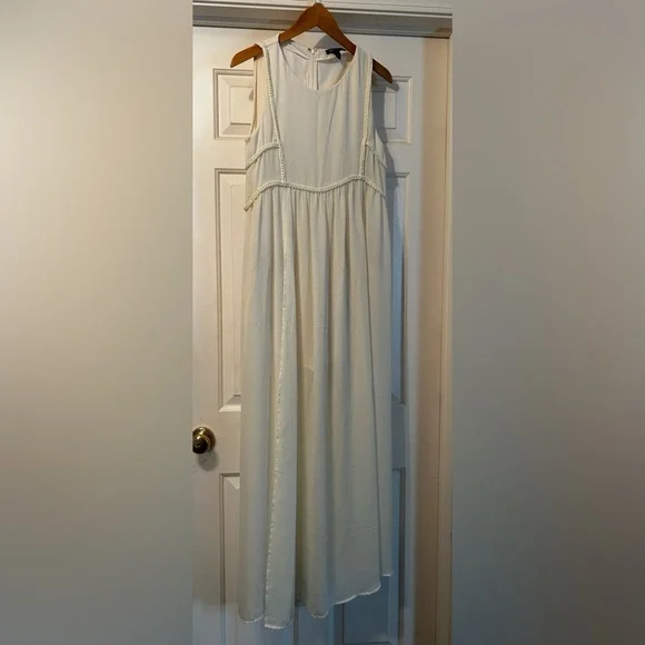 Mango | Dresses | Mango White Maxi Dress Bridal Wedding Dress | Poshmark